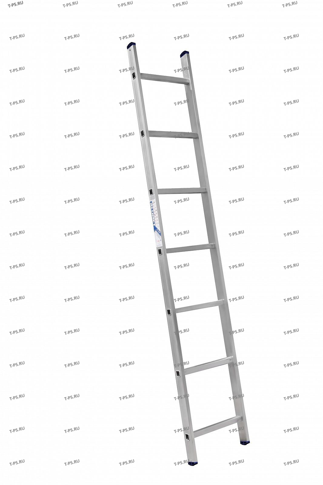 Лестница 1-секционная алюминиевая TOR SC1007 1*7 приставная