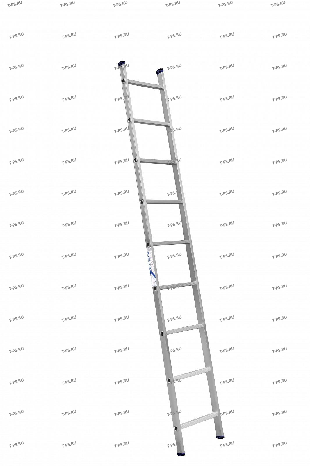 Лестница 1-секционная алюминиевая TOR SC1009 1*9 приставная