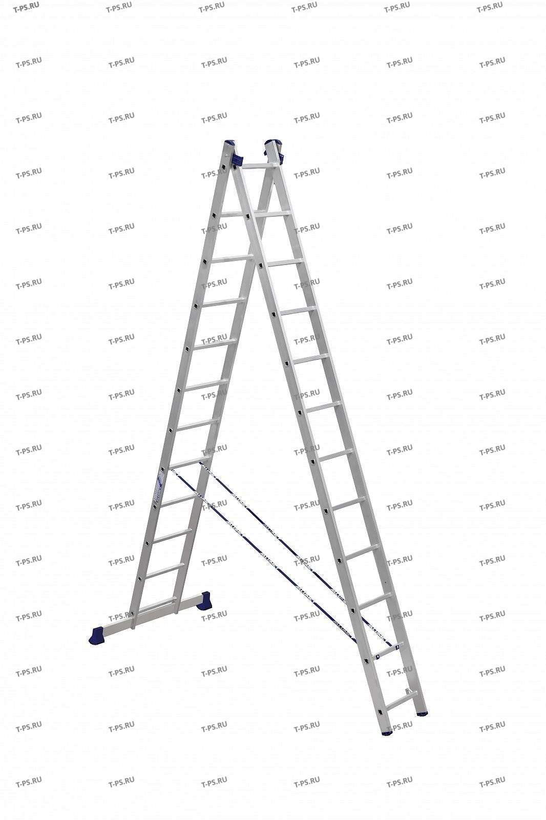 Лестница 2-секционная алюминиевая TOR SC2012 2*12 универсальная