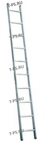 Лестница приставная алюминиевая 1*10