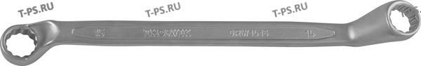 ORW1415 Ключ гаечный накидной изогнутый 75°, 14x15 мм