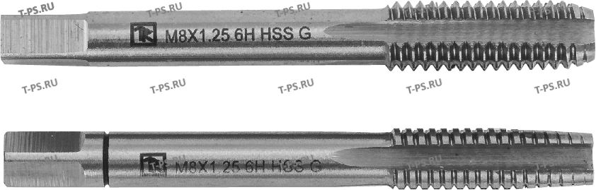 MT81S2 Набор метчиков T-COMBO двухпроходных ручных универсальных М8х1.0, HSS-G, 2 шт.