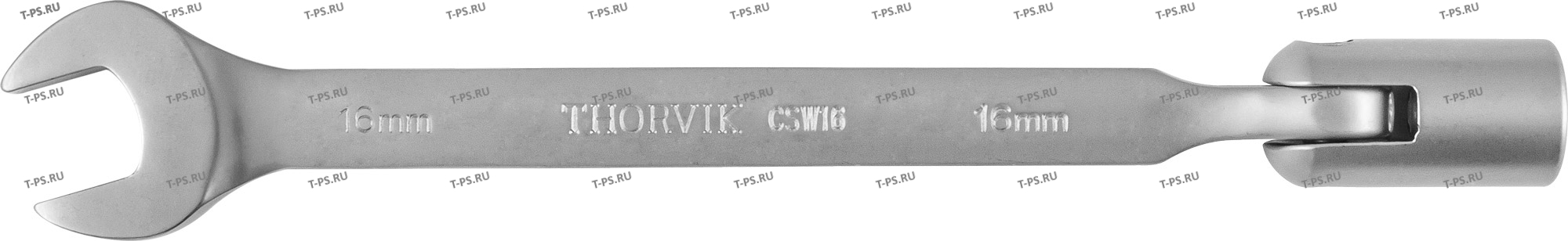 CSW16 Ключ гаечный комбинированный карданный, 16 мм