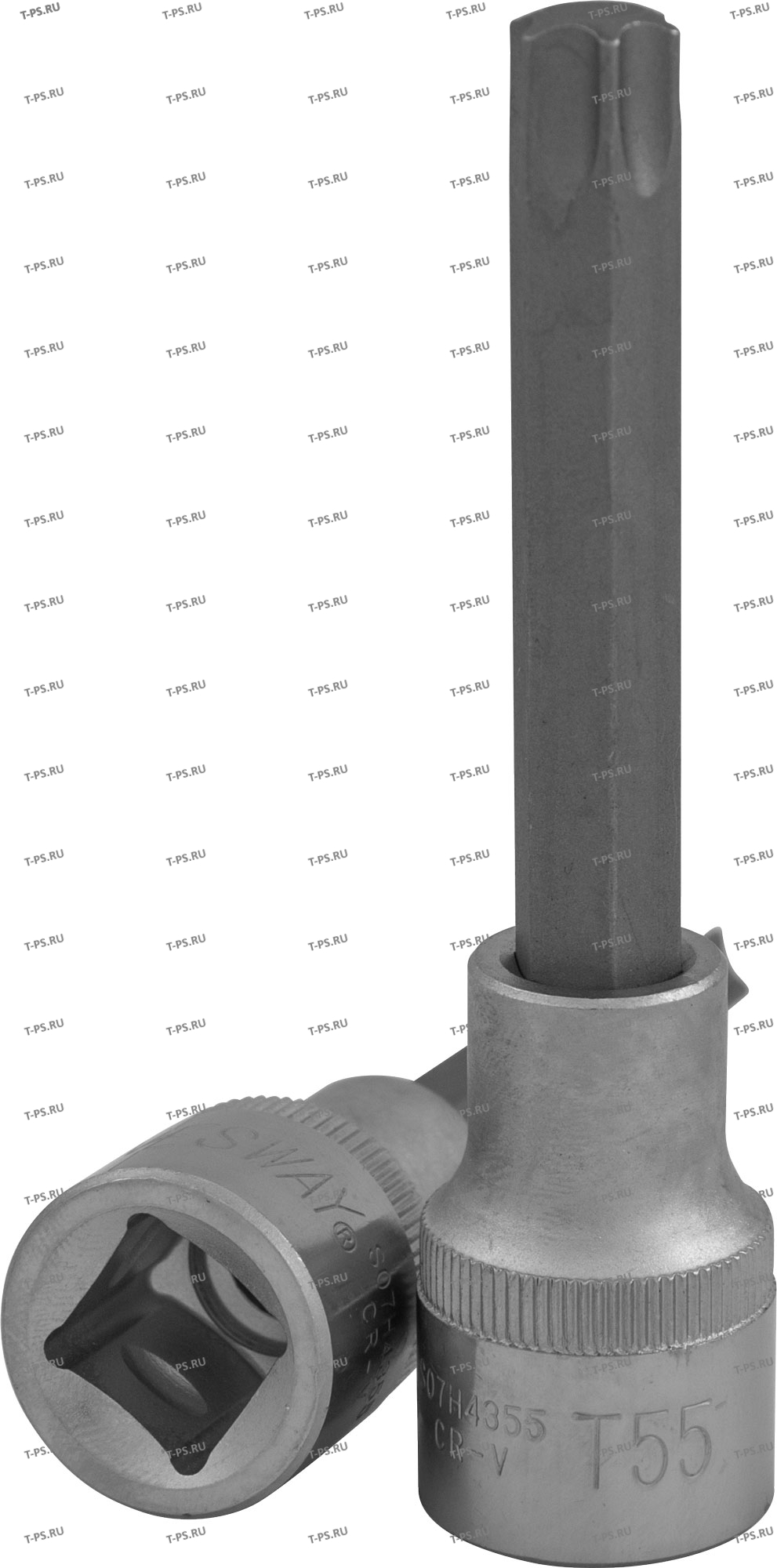 S07H4345 Насадка торцевая 12DR с вставкой-битой TORX&reg;, T45, 100 мм