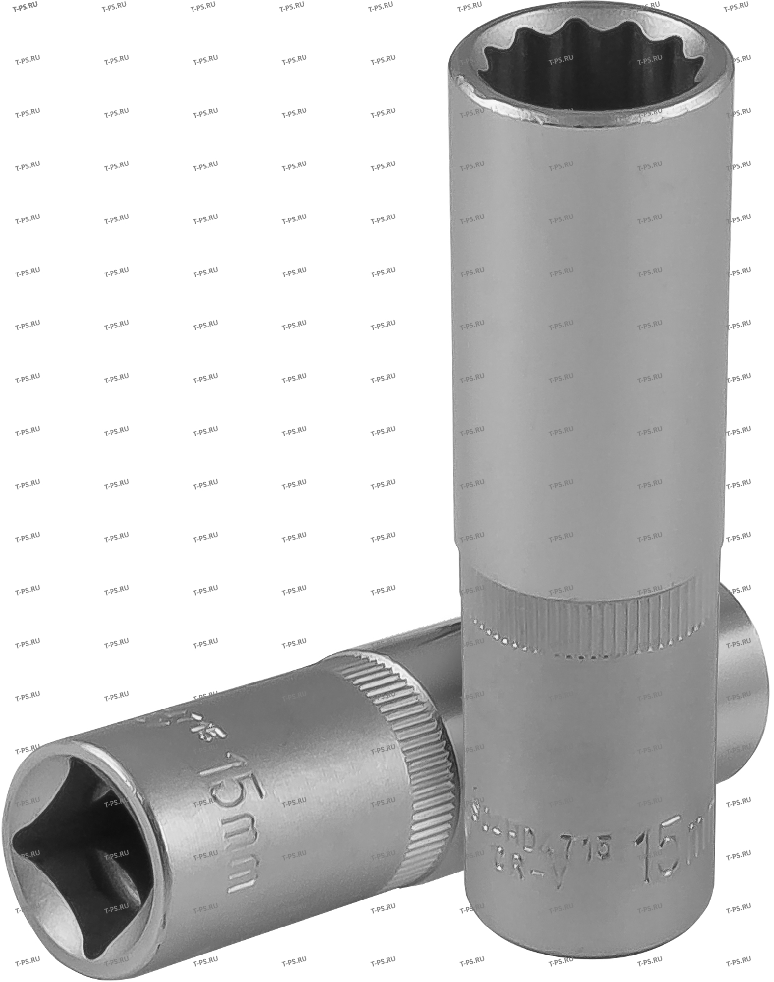 S04HD4715 Головка торцевая глубокая 12-гранная 12DR, 15 мм