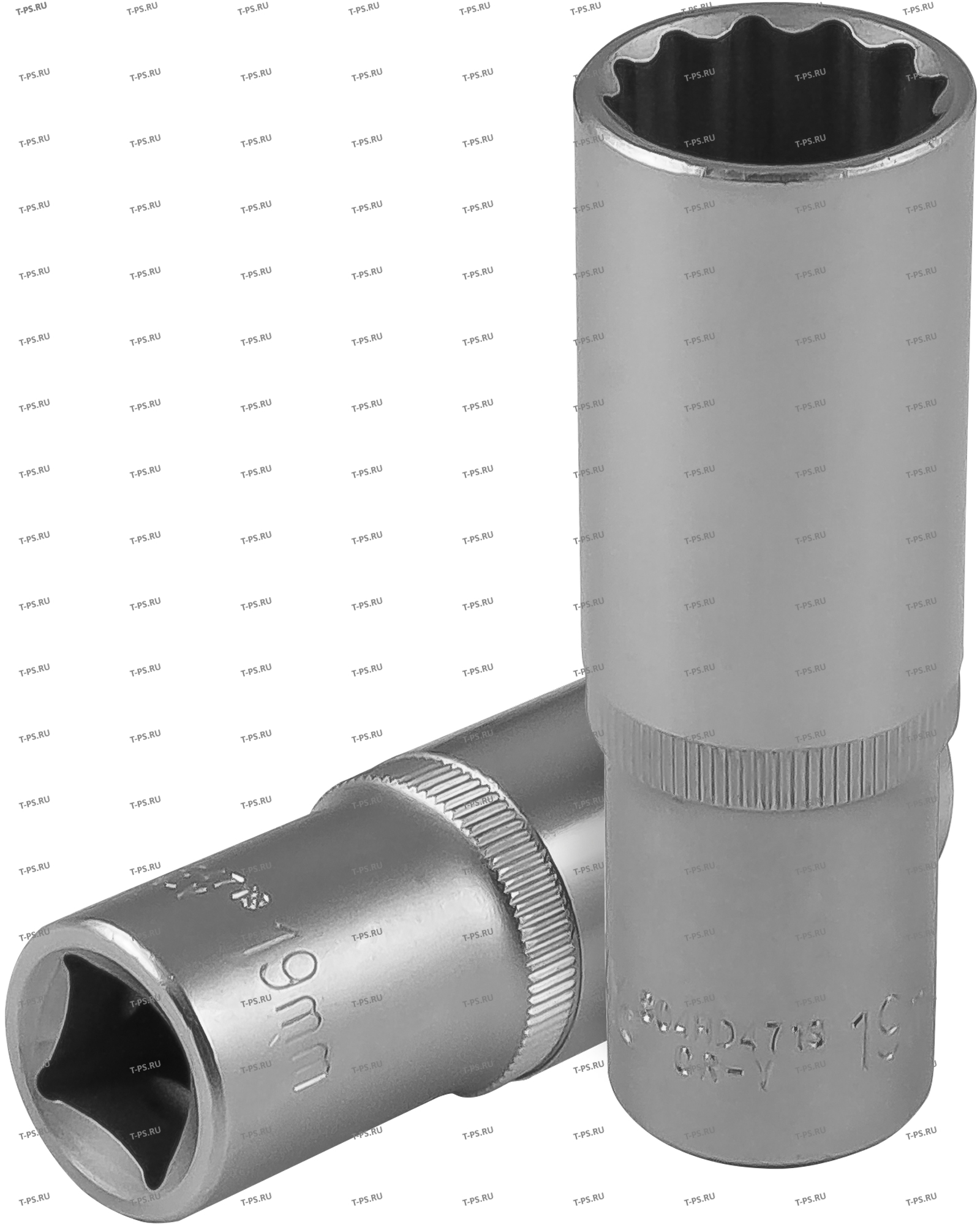 S04HD4719 Головка торцевая глубокая 12-гранная 12DR, 19 мм