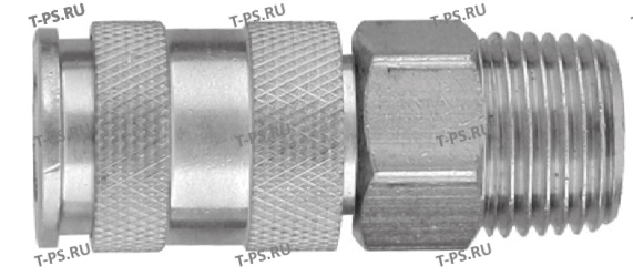 GM-03AM Муфта БРС европейского типа с наружней резьбовой частью BSPT 38