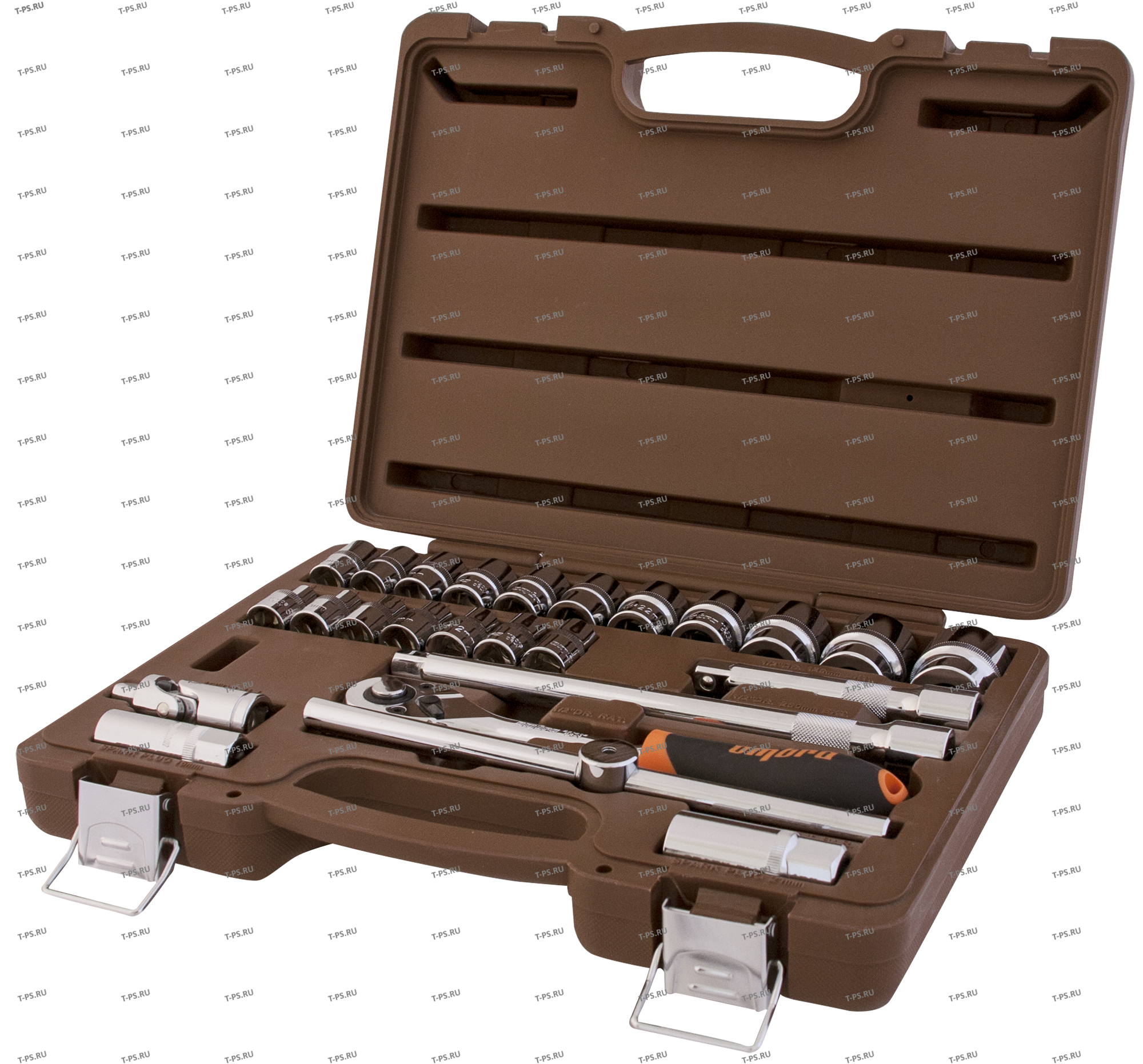 911225 Набор головок торцевых с аксессуарами 12DR, 8-32 мм, 25 предметов