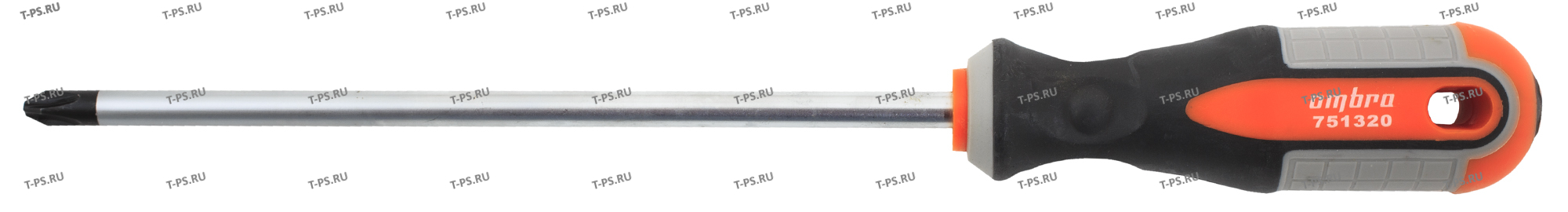 751320 Отвертка стержневая крестовая ROUND GRIP, PH3x200 мм