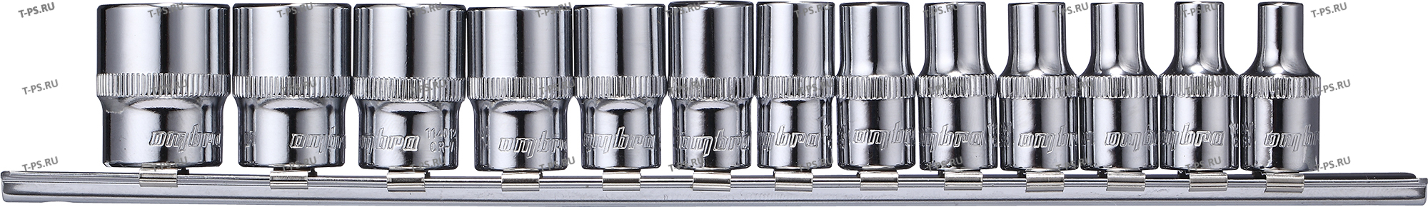914013 Набор головок торцевых 14DR на держателе, 4-14 мм, 13 предметов