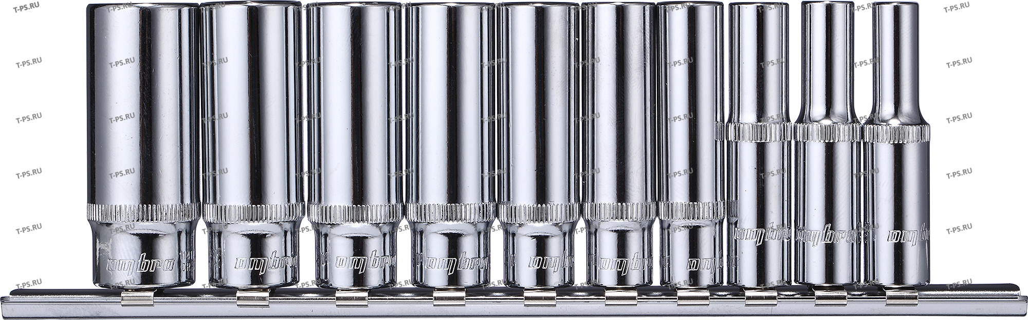 914110 Набор головок торцевых глубоких 14DR на держателе, 5-14 мм, 10 предметов