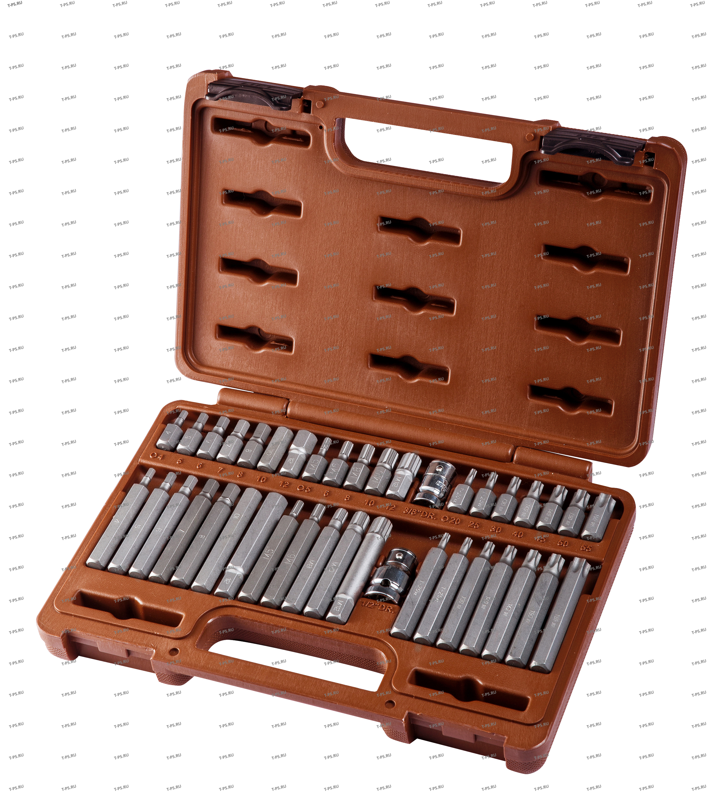 953240 Набор вставок-бит и переходников 38, 12DR, 40 предметов