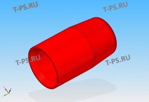 БКП 6S1000.23.001 Направляющая для предохранения манжеты штока переключения передач. Габ-ые р-ры,мм: Ф28х48, масса, кг: 0,02