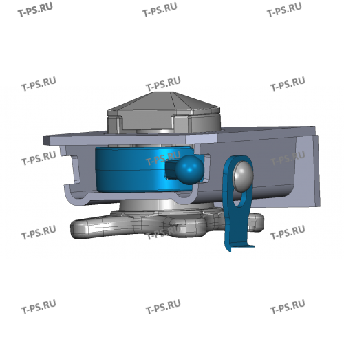 CTL-52-FL-4 КОНТЕЙНЕРНЫЙ ЗАМОК 52мм