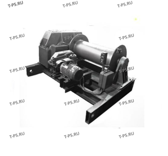 Лебедка тяговая ТЭЛ-5 гп 5000 кг Н-220 м (без каната)