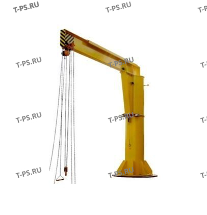 Кран консольно-поворотный гп 1 т ККР3-1,0-3,0-4,0 У3 -20+40 на колонне с ручным приводом, без тали