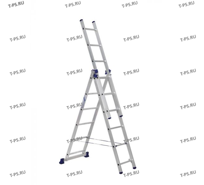 Лестница 3-секционная алюминиевая TOR VL3-8