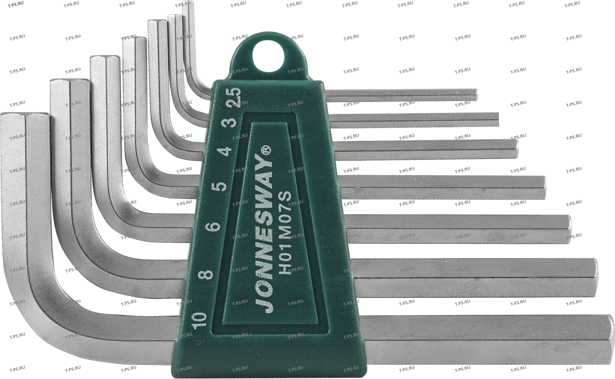 H01M07S Комплект угловых шестигранников 2,5-10мм, 7 предметов S2 материал