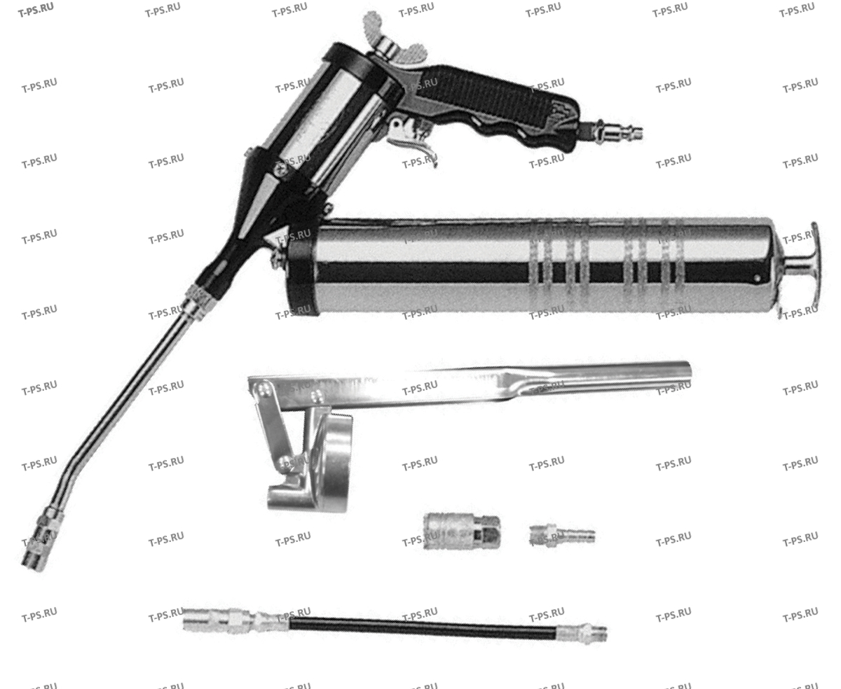 JAT-360K Нагнетатель консистентных смазок пневматический, 6 предметов