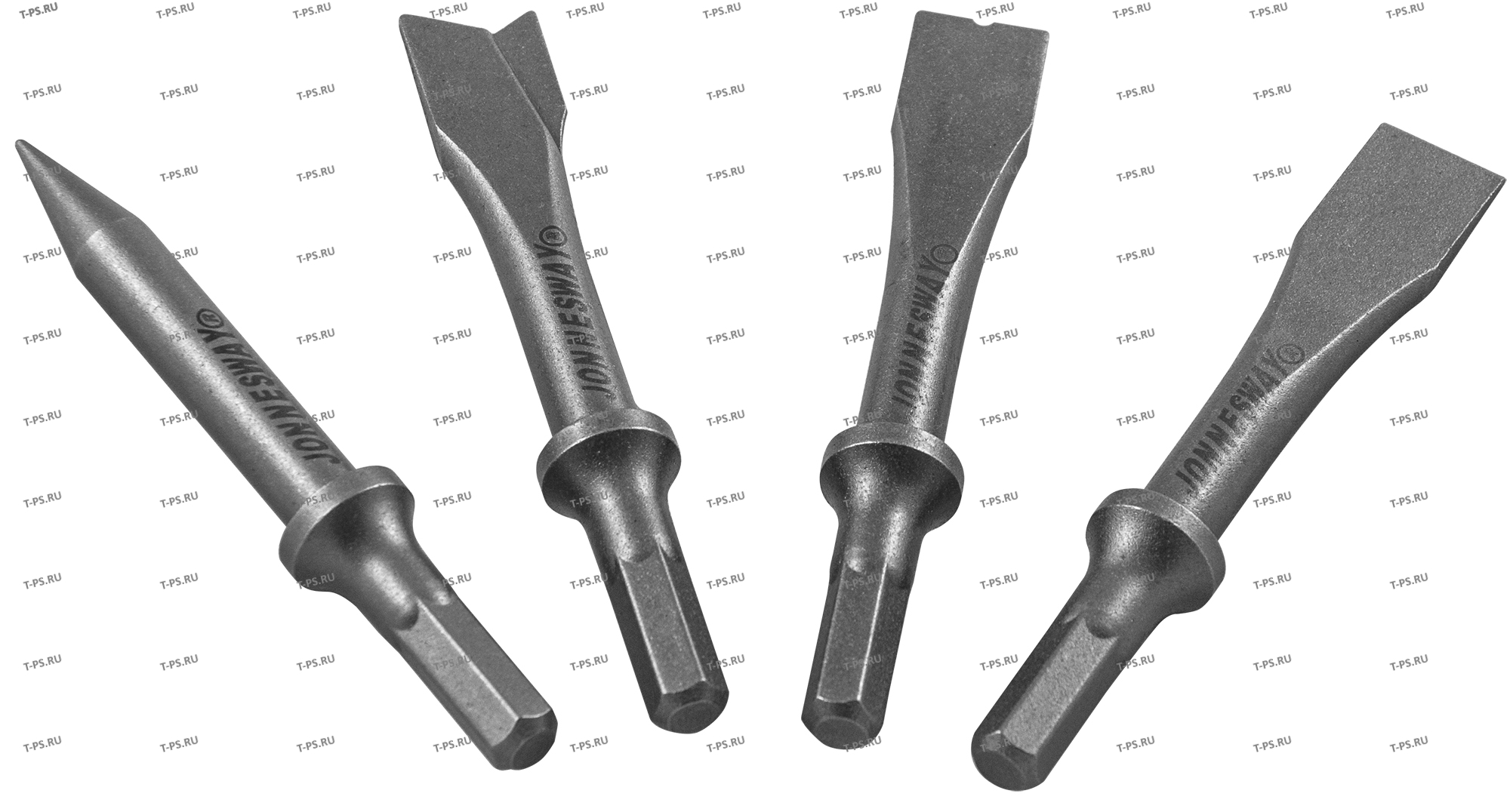 JAZ-3944H Комплект насадок коротких для пневматического молотка (JAH-68326833H), 4 предмета