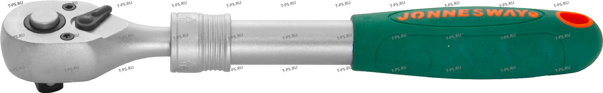 R5103 Рукоятка трещоточная телескопическая 38DR, 72 зубца, 220-320 мм