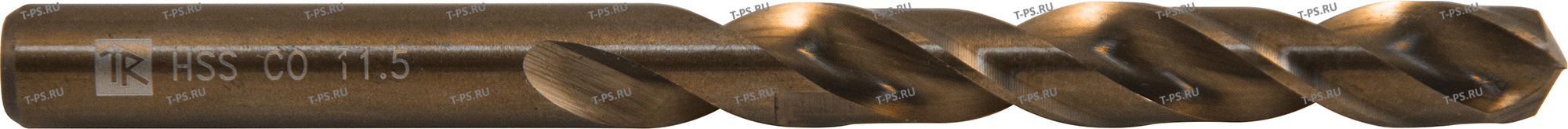 TDB115K5 Сверло спиральное по металлу HSS Co в ПВХ упаковке, d11.5 мм