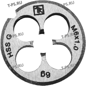 MD71 Плашка D-COMBO круглая ручная М7х1.0, HSS, Ф25х9 мм