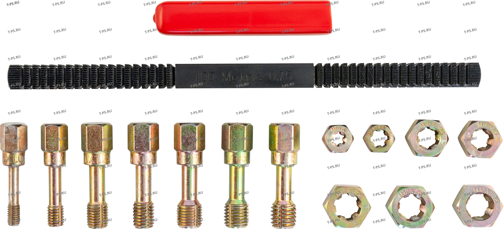 RTK15 Набор для восстановления резьбы M6-М12, 15 предметов