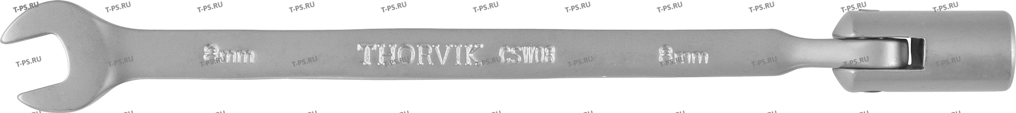 CSW08 Ключ гаечный комбинированный карданный, 8 мм